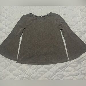 Cozy casual Women's Bell Sleeve Top